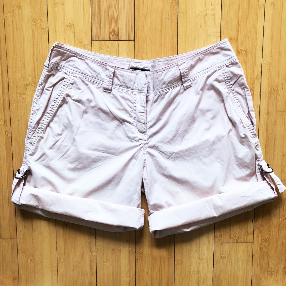 H&M Lightweight Rollup Pink Cotton Shorts